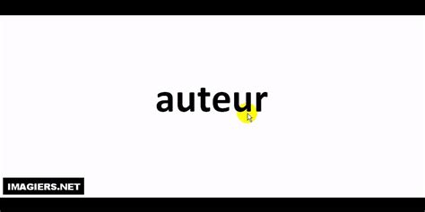 auteur pronunciation